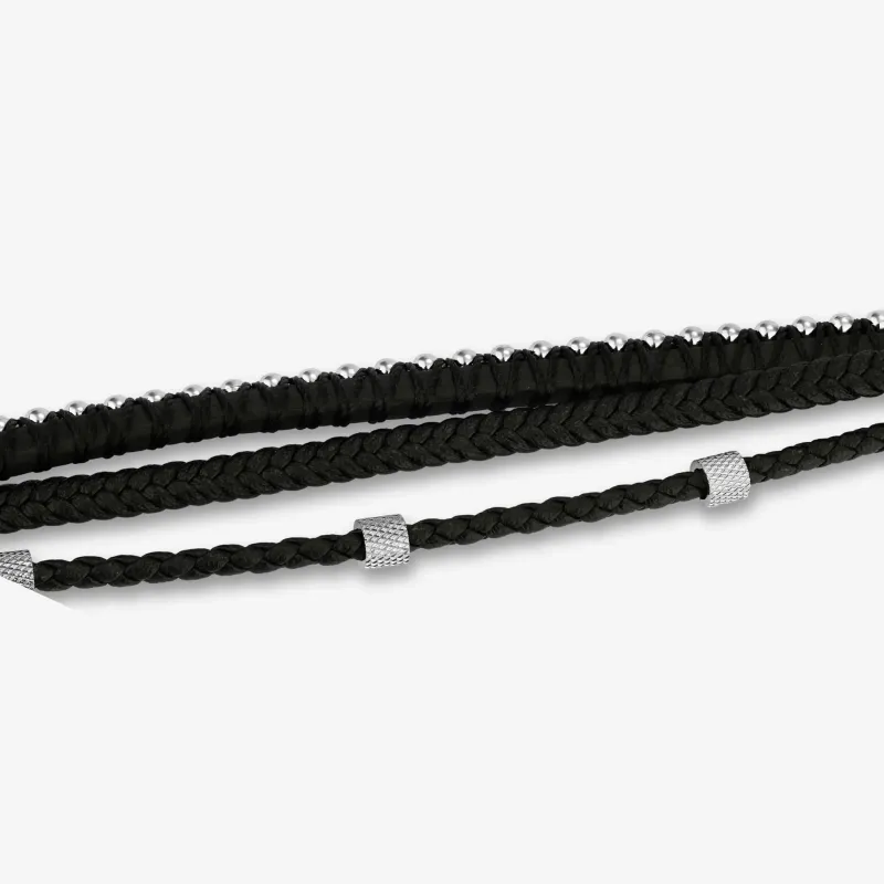 Pulsera Hombre Sierra Negra/Plata