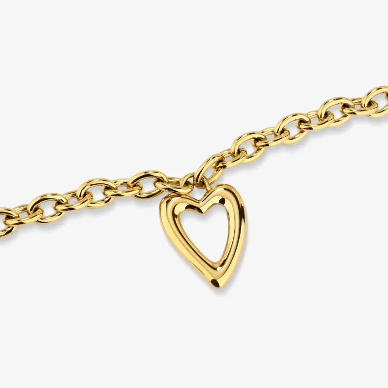 Pulsera Mujer Hearts Dorado | Radiant