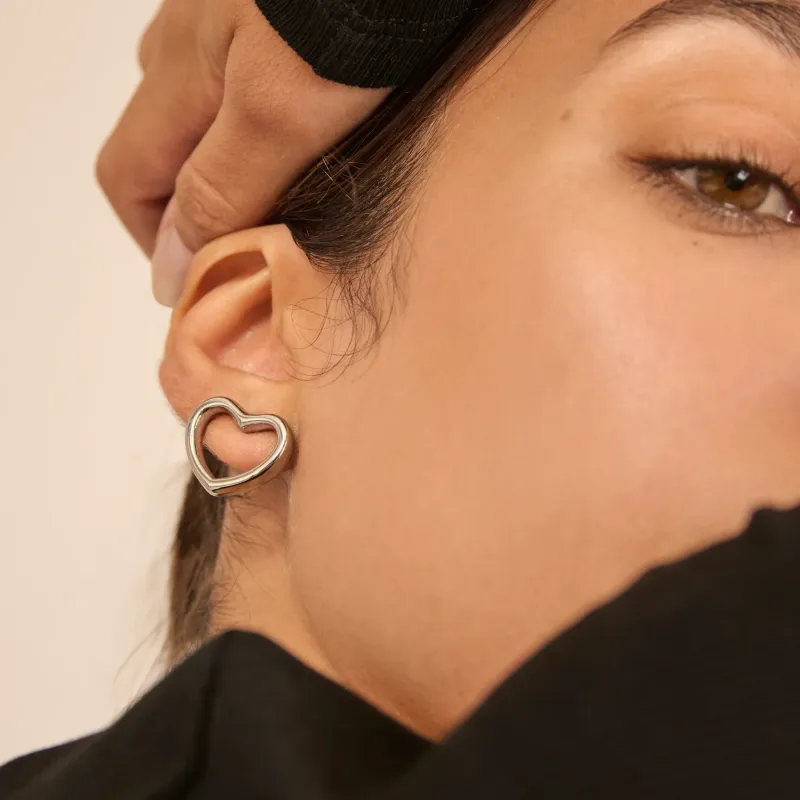 Pendientes Mujer My Love Plateado | Radiant