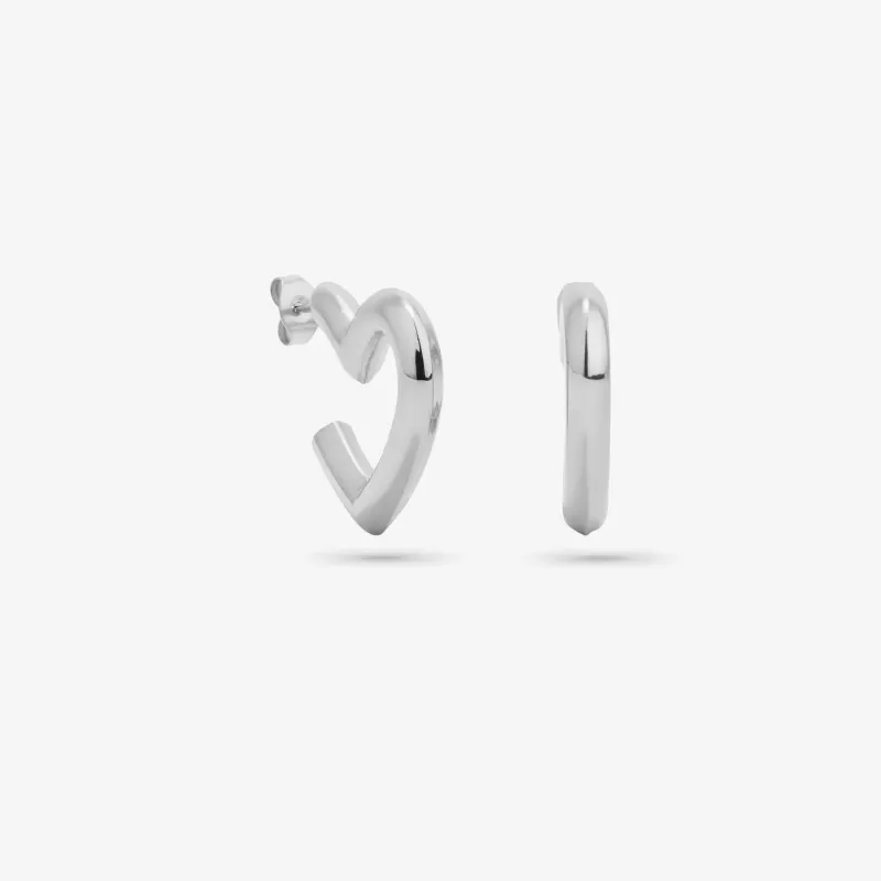 Aros Mujer My Love Plateado | Radiant