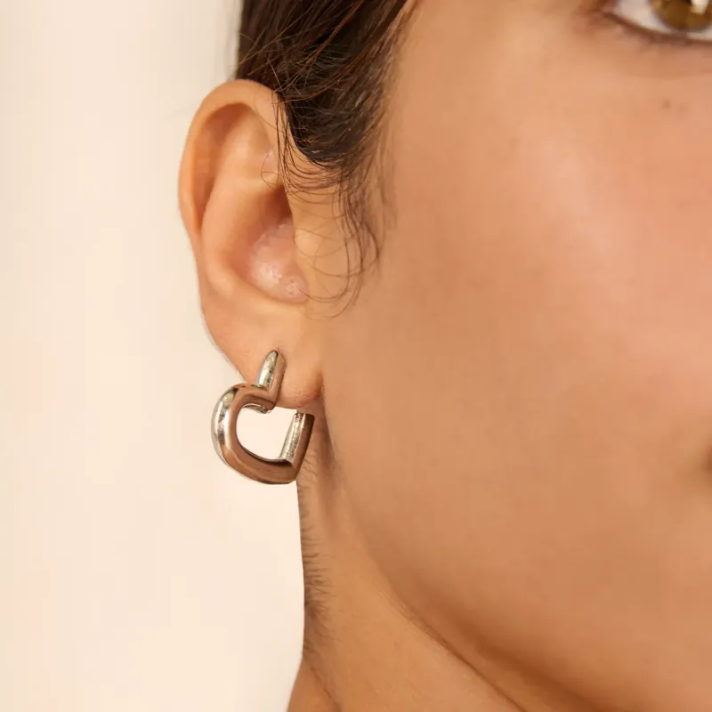 Aros Mujer My Love Plateado | Radiant