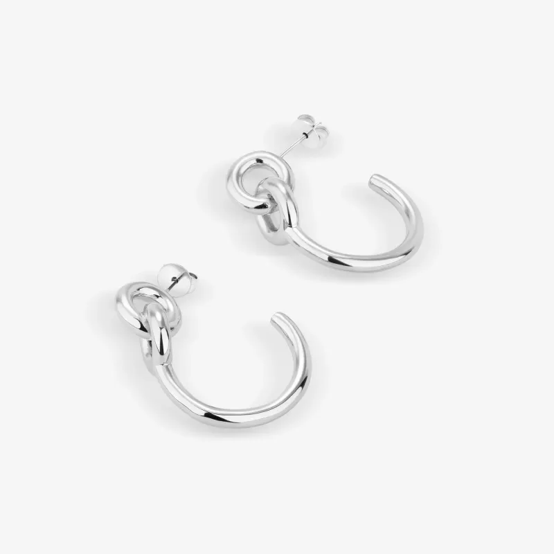 Aros Mujer Forever Plateado | Radiant