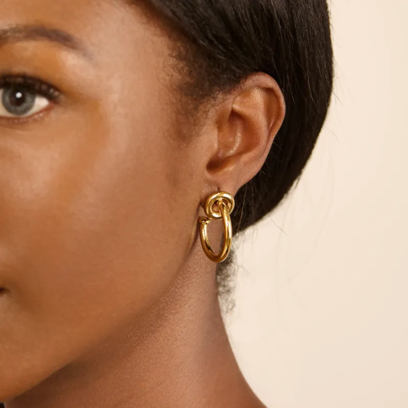 Aros Mujer Chain Forever Dorado | Radiant