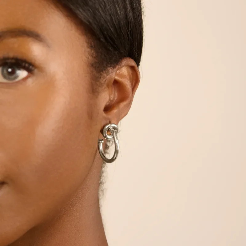 Aros Mujer Chain Forever Plateado | Radiant