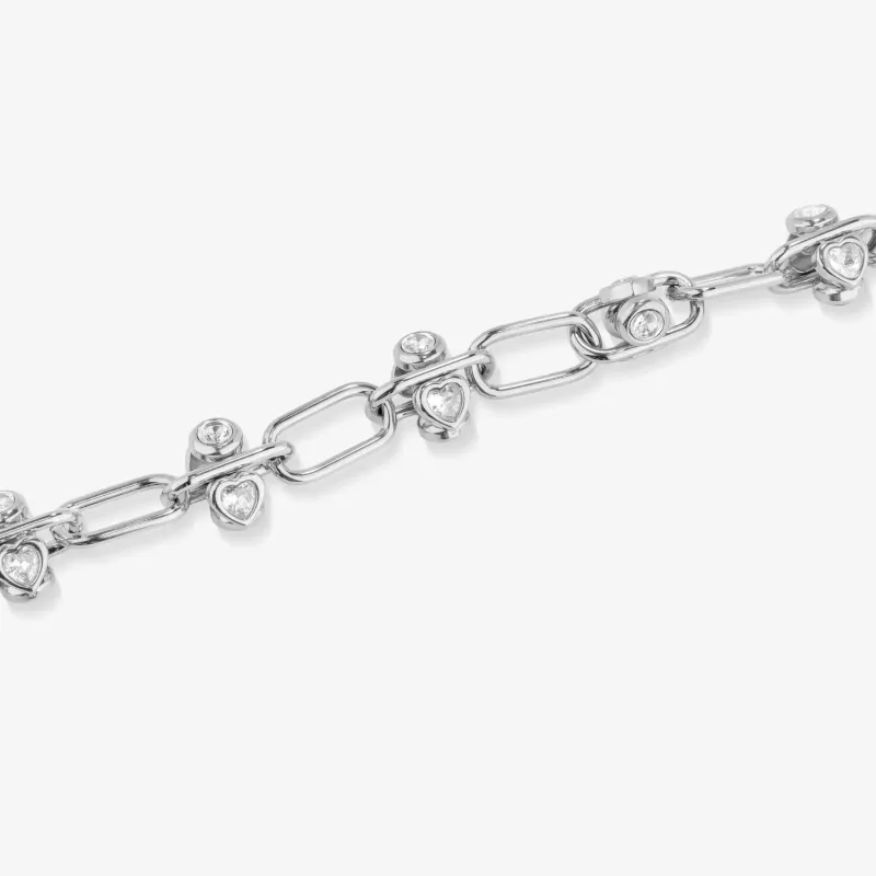 Collar Mujer Claudia Plateado | Radiant