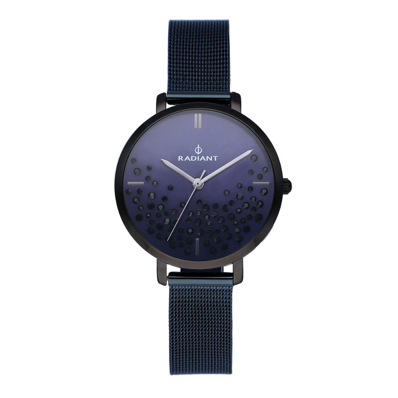 ELLA 36MM BLUE DIAL BLUE SS MESH