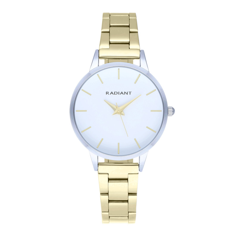 LIGHT 33,5MM WHITE DIAL IPGOLD BRACEL