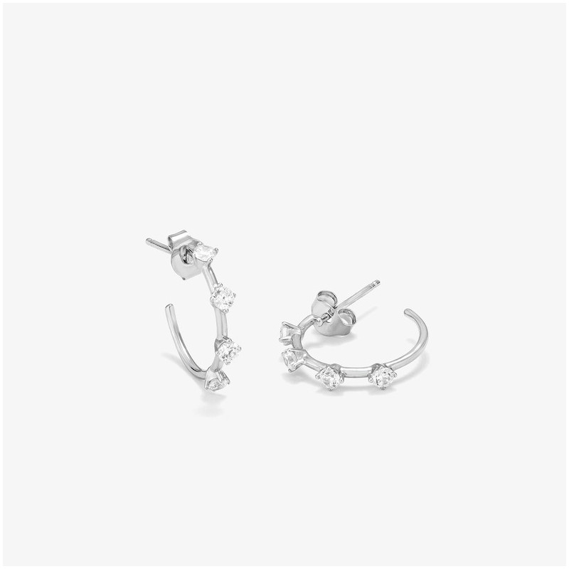 Joyas Aros pequeños FANTASY. Plata de ley  Radiant