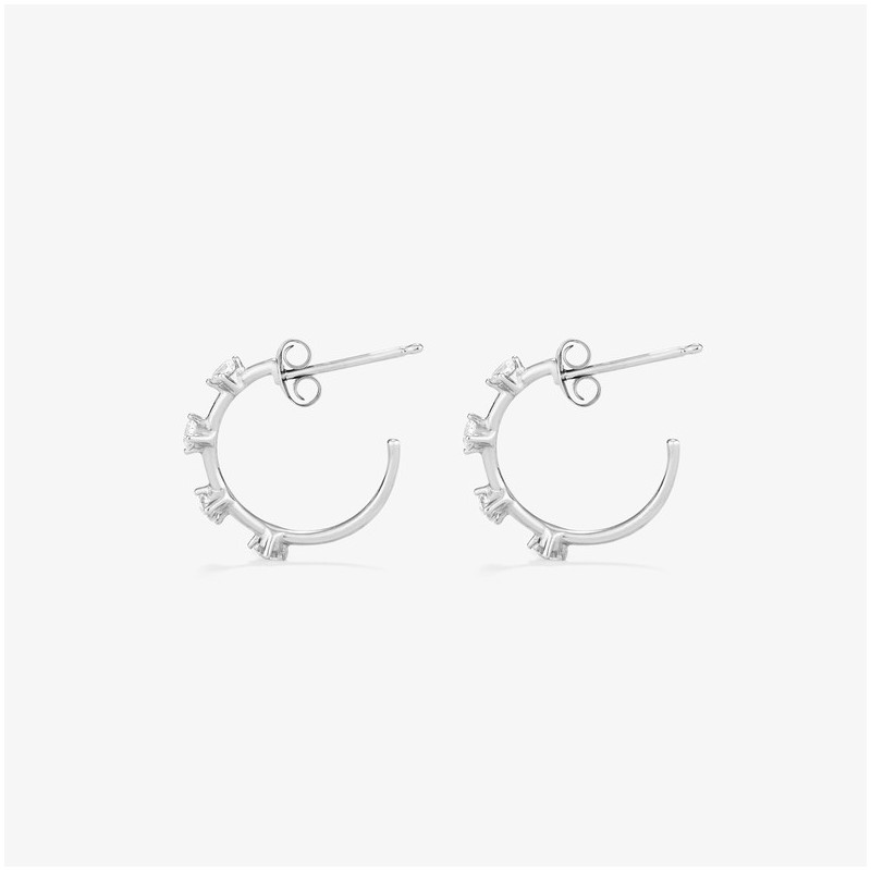 Joyas Aros pequeños FANTASY. Plata de ley  Radiant