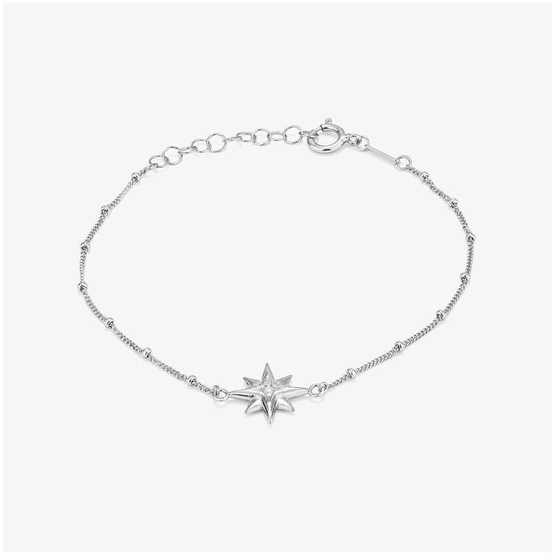 Joyas Pulsaera STARS CASUAL multiestrella. Plata de ley Radiant