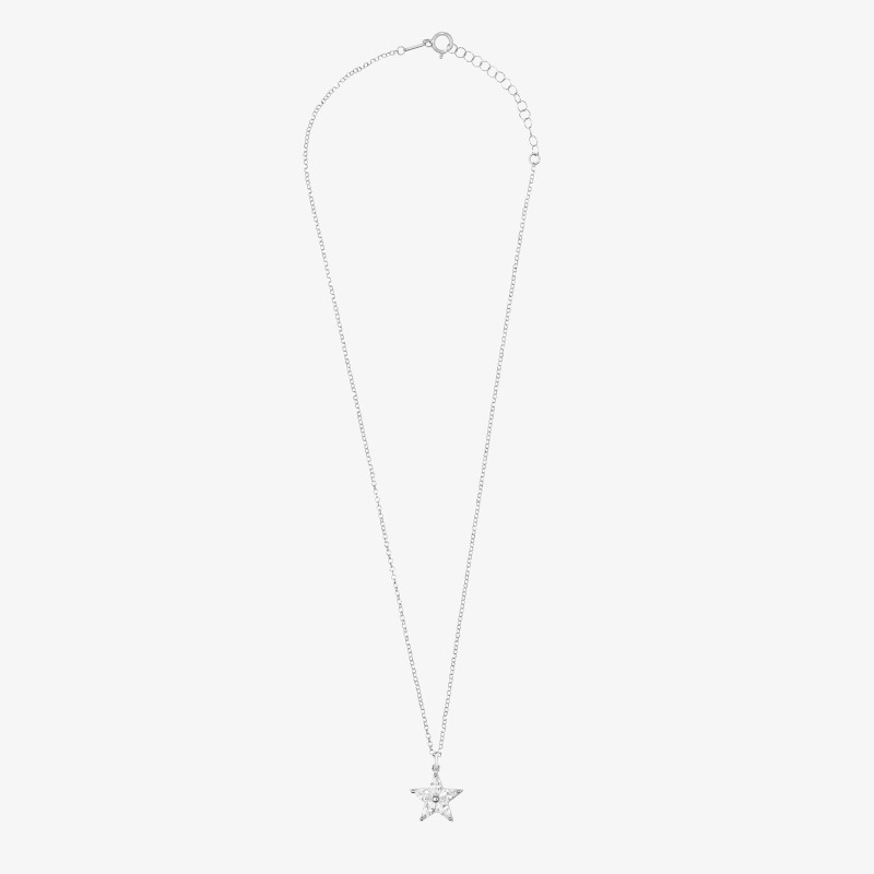 Joyas Pendiente largo cascada STARS GLAM. Plata de ley Radiant