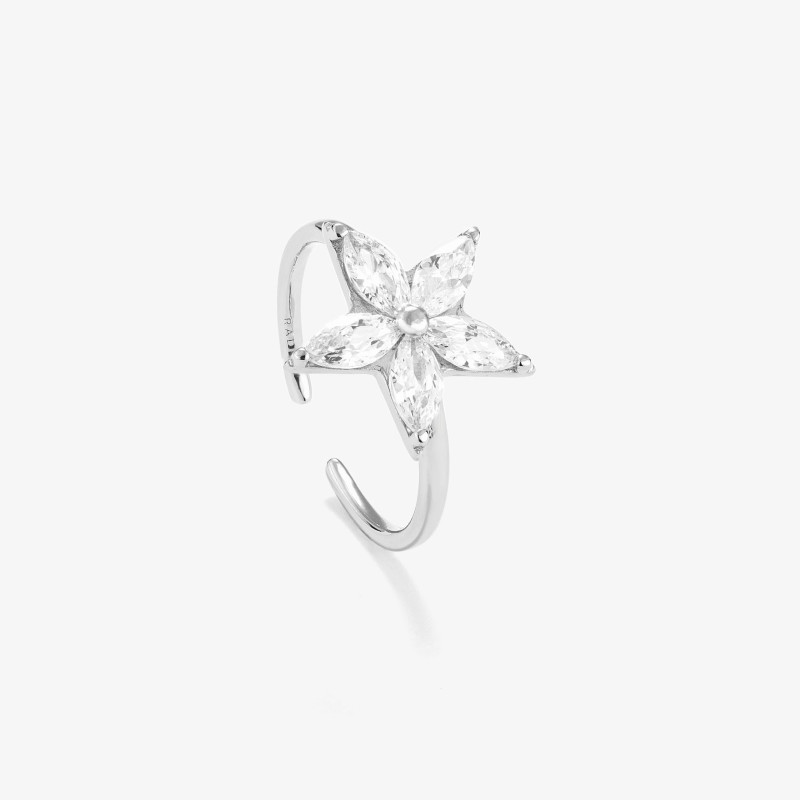 Joyas Anillo ajustable STARS GLAM. Plata de ley  marquis. Radiant