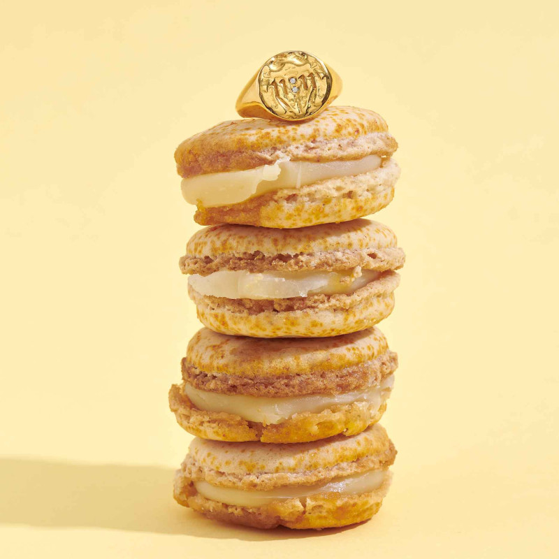 Joyas Sello 11:11. Plata de ley, baño de oro de 24k  blancas Radiant