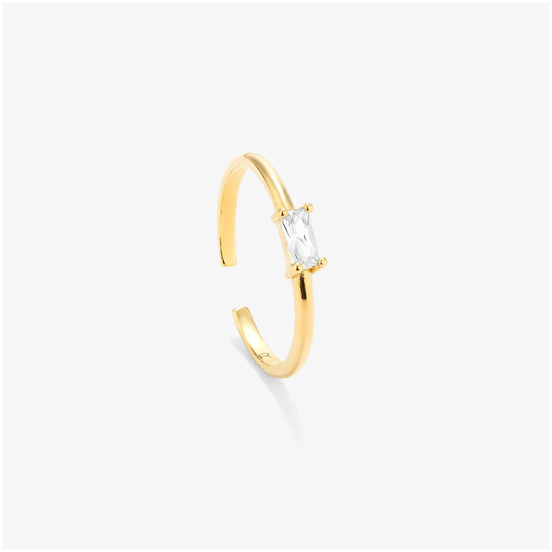 Anillo Gold BASICS Radiant Mujer Plata de Ley