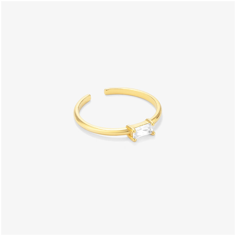 Anillo Gold BASICS Radiant Mujer Plata de Ley