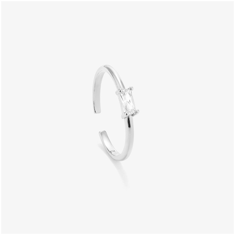 Anillo Silver BASICS Radiant Mujer Plata de Ley