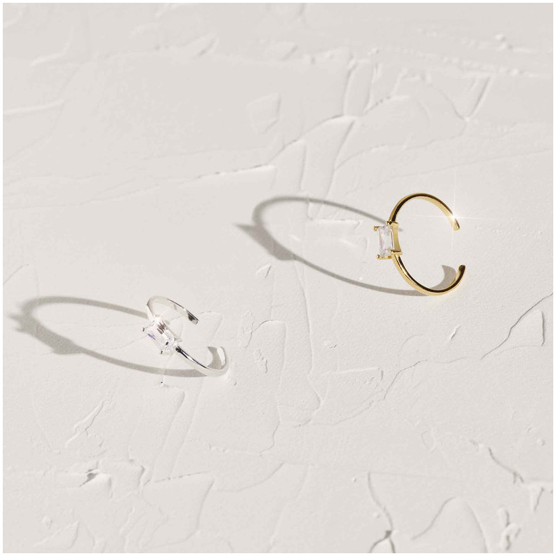 Anillo Silver BASICS Radiant Mujer Plata de Ley