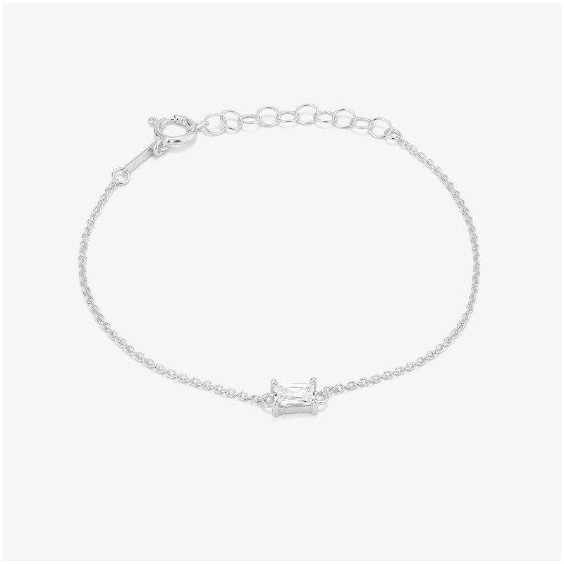 Pulsera Baguette Silver BASICS Radiant Mujer Plata de Ley