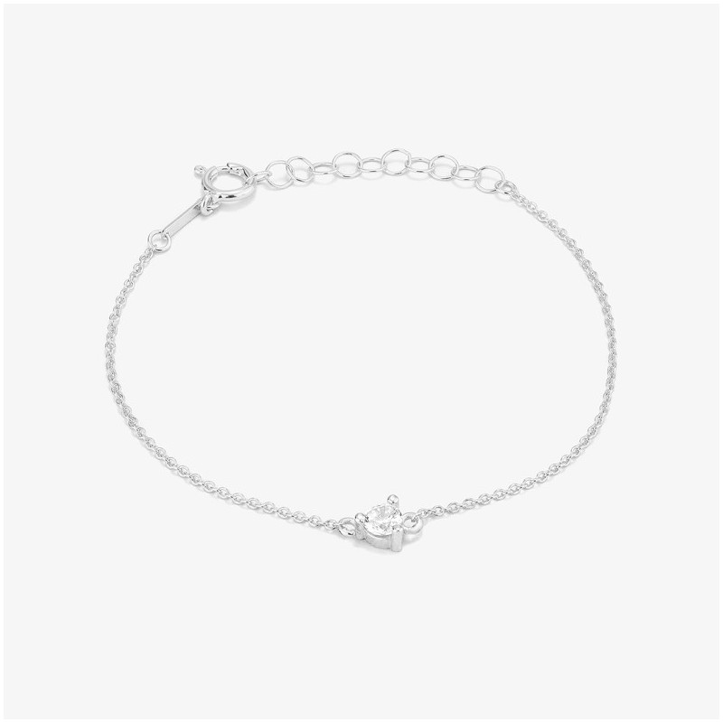 Pulsera Piedra Silver BASICS Radiant Mujer Plata de Ley