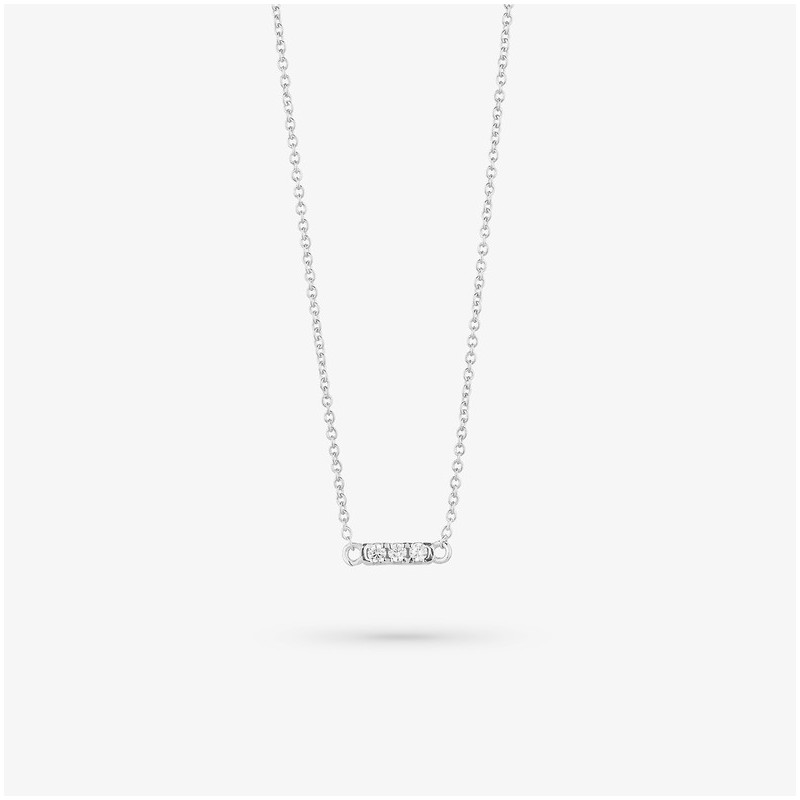 Collar Multi piedras Silver BASICS Radiant Mujer Plata de Ley