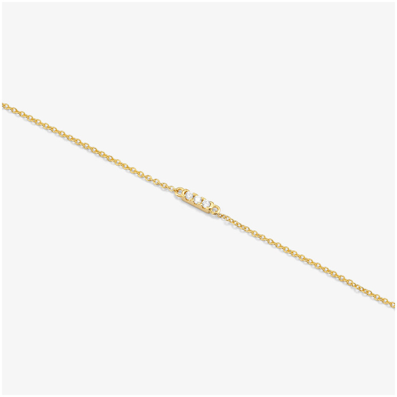 Pulsera Multi piedras Gold BASICS Radiant Mujer Plata de Ley