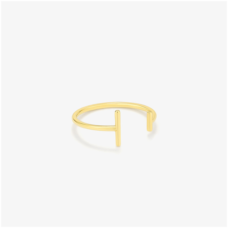 Anillo Multi bar Gold BASICS Radiant Mujer Plata de Ley