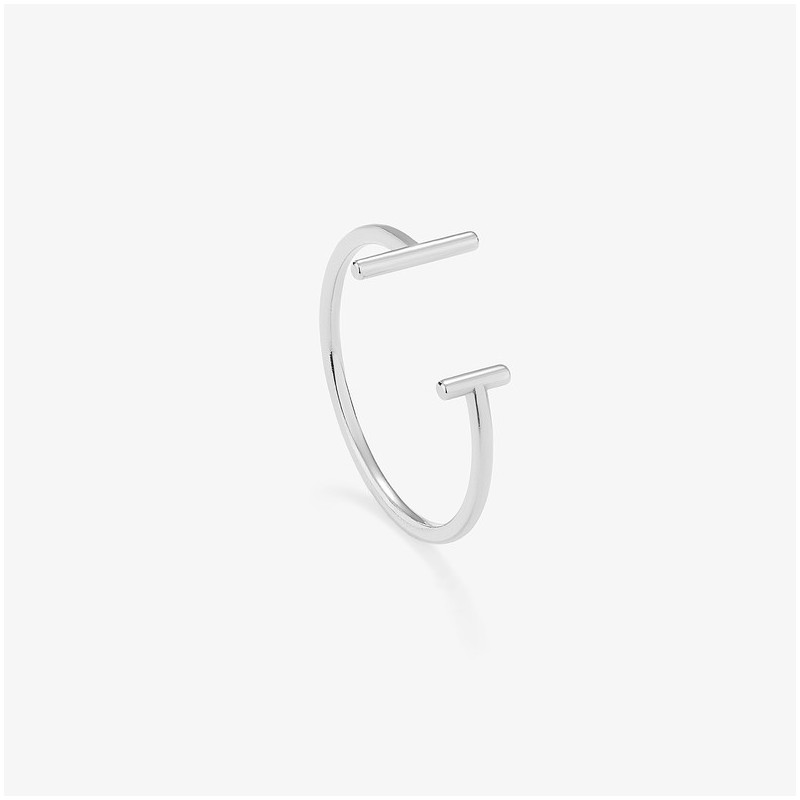 Anillo Multi bar Silver BASICS Radiant Mujer Plata de Ley