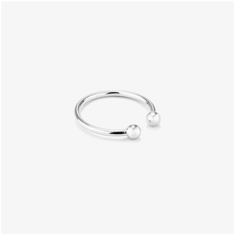 Anillo bolitas Silver BASICS Radiant Mujer Plata de Ley