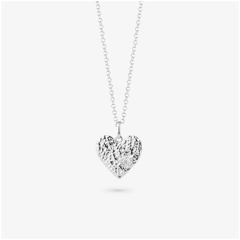 Collar Silver CUORE Radiant Mujer Plata de Ley