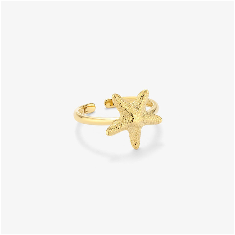 Anillo Gold STARFISH Radiant Mujer Plata de Ley
