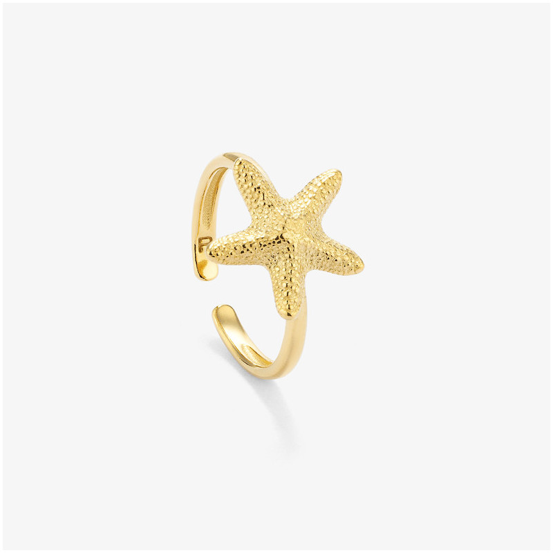 Anillo Gold STARFISH Radiant Mujer Plata de Ley