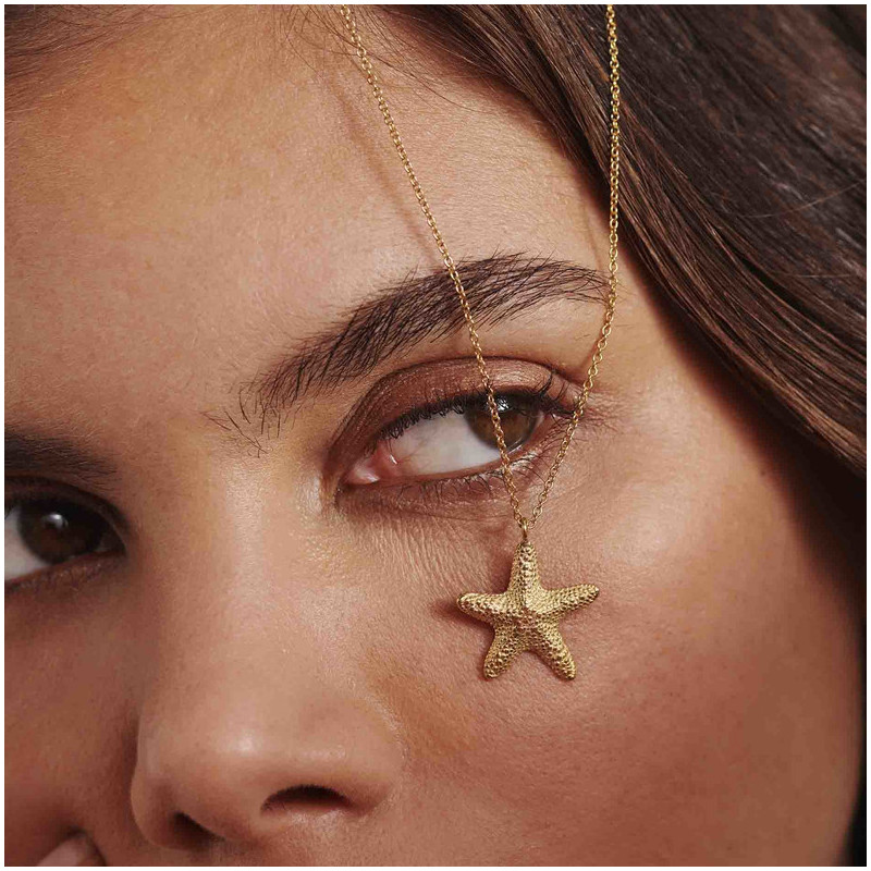 Collar Gold STARFISH Radiant Mujer Plata de Ley