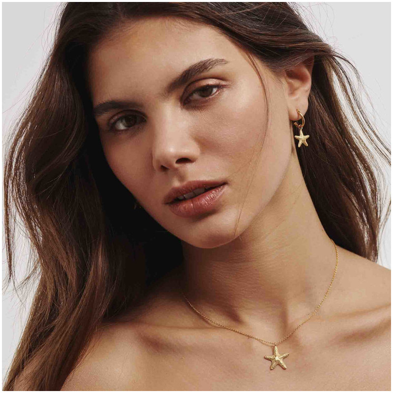 Collar Gold STARFISH Radiant Mujer Plata de Ley