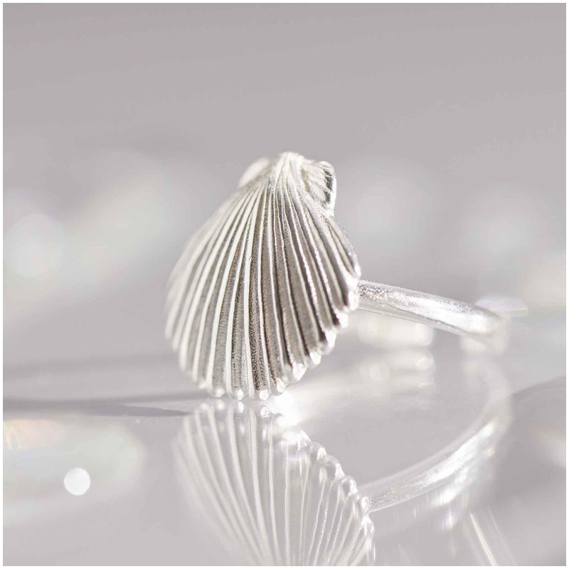 Anillo Silver SHELL Radiant Mujer Plata de Ley
