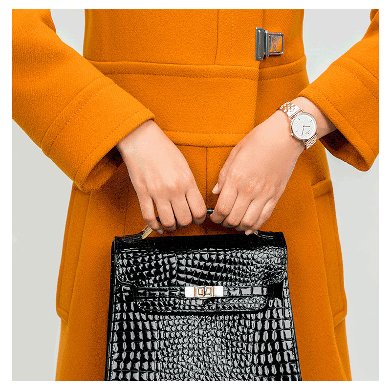 COCO 32MM WHITE DIAL IPRG SS BAND