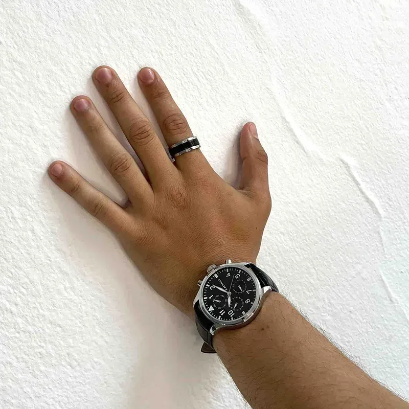 Anillo Hombre Nogueiras Chunky Plata T26