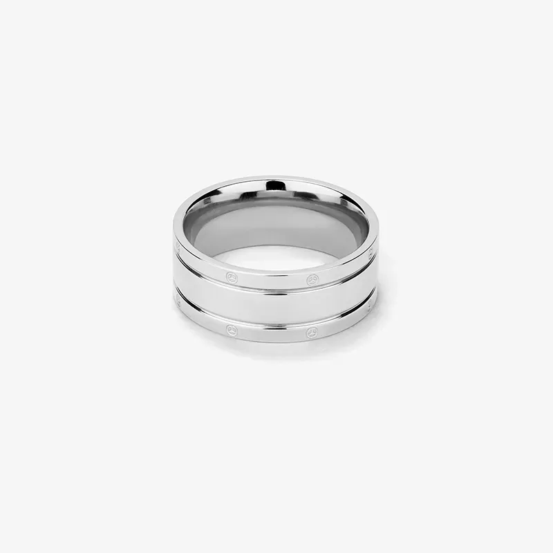 Anillo Hombre Nogueiras Stack Plata T26
