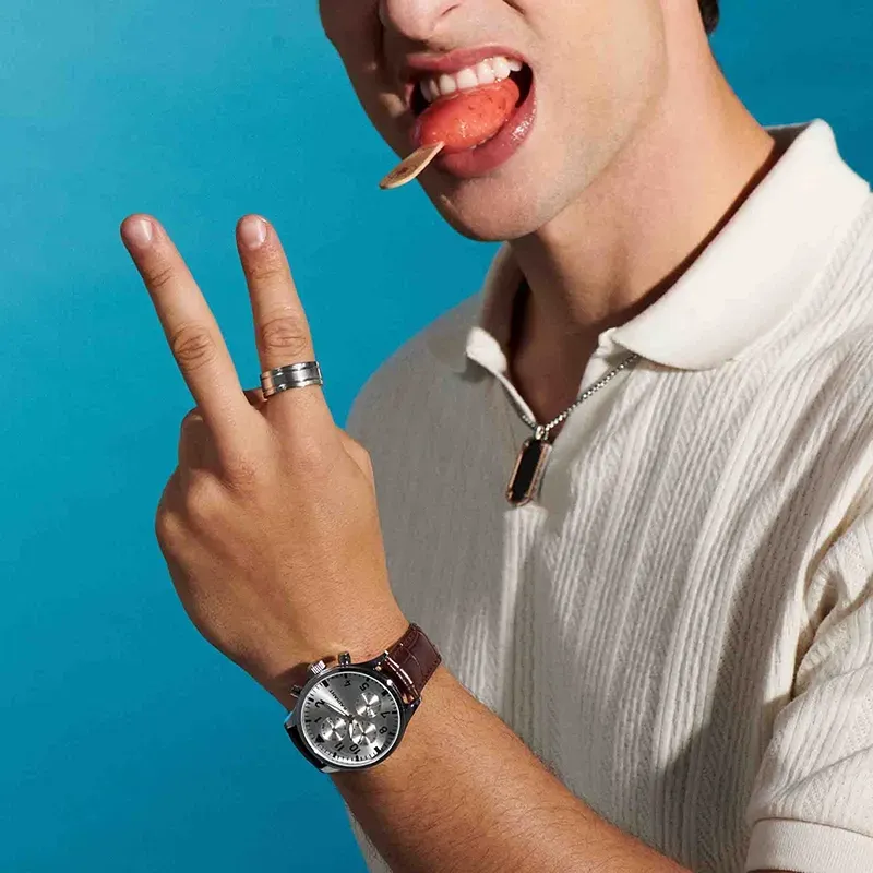 Anillo Hombre Nogueiras Stack Plata T26