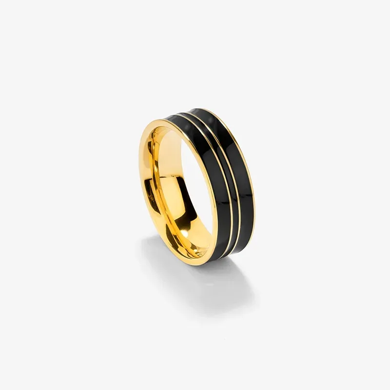 Anillo Hombre Nogueiras Strip Oro T26