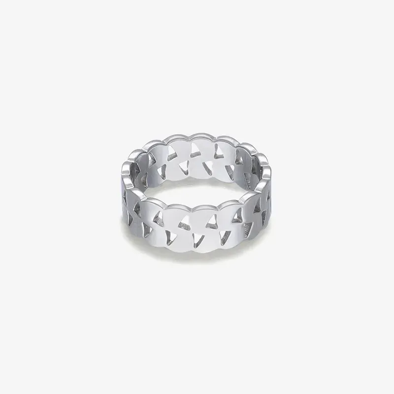 Anillo Hombre Chain Padlock Plateado | Radiant