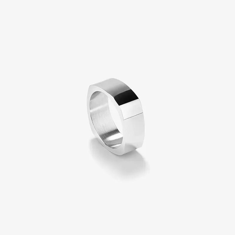 Anillo Hombre Strong Plateado | Radiant
