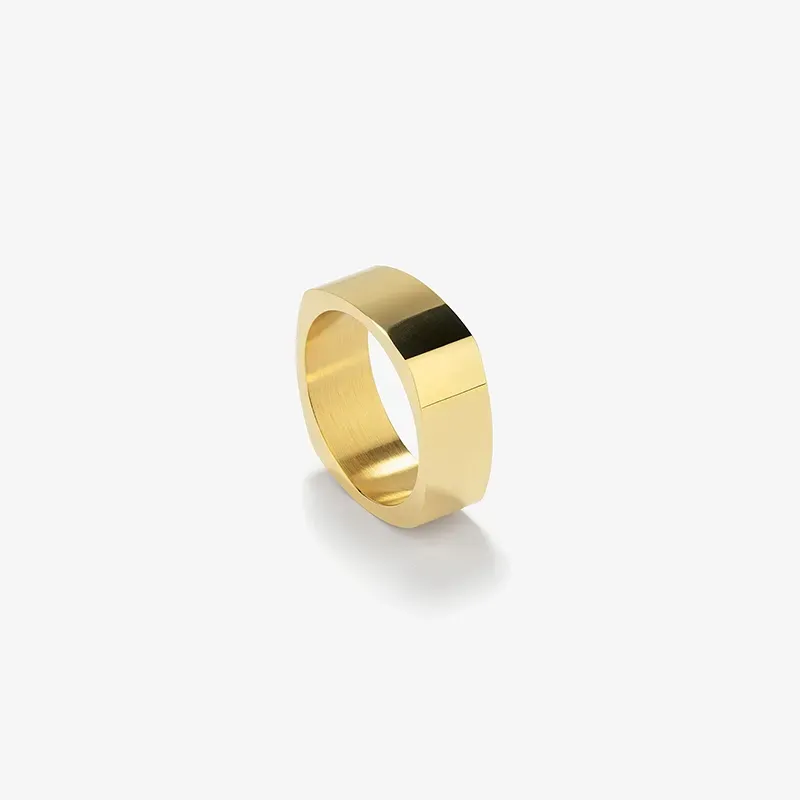 Anillo Hombre Strong Dorado | Radiant
