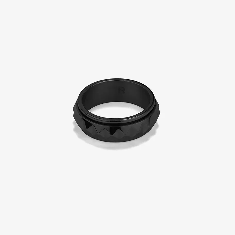 Anillo Hombre Extensions Punk Negro | Radiant