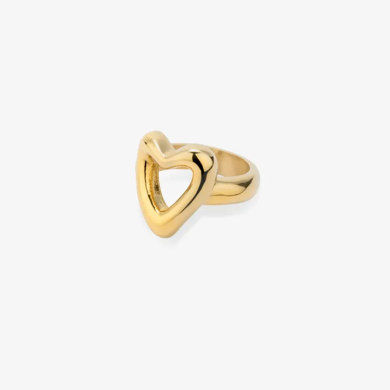 Anillo Mujer Hearts Dorado | Radiant