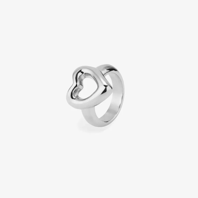 Anillo Mujer Hearts Plateado | Radiant