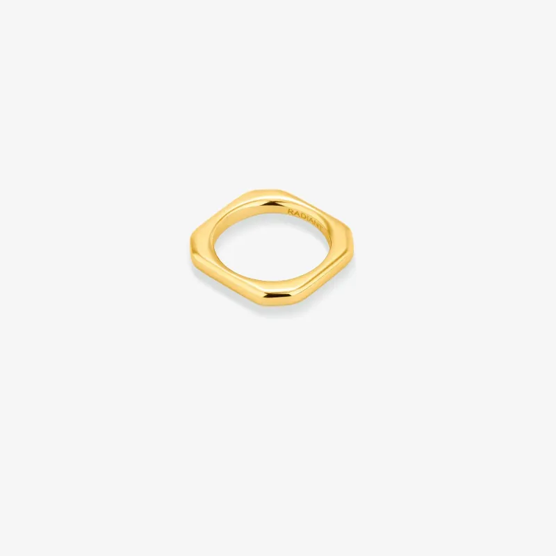 Anillo Mujer Halle Dorado | Radiant