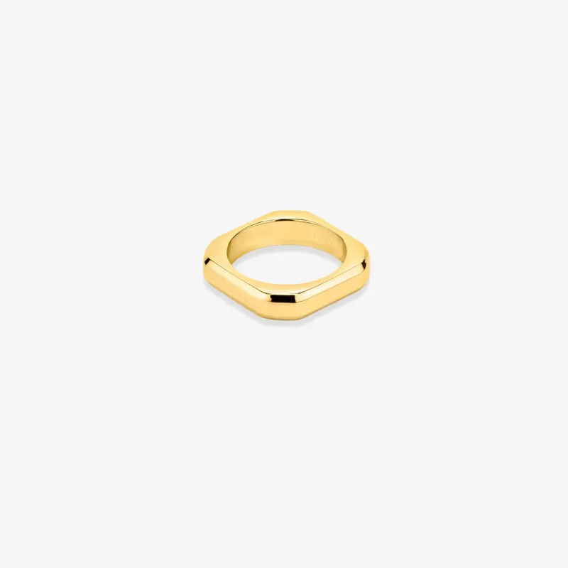 Anillo Mujer Chain Halle Dorado | Radiant