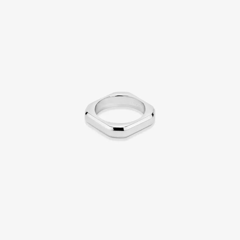 Anillo Mujer Chain Halle Plateado | Radiant