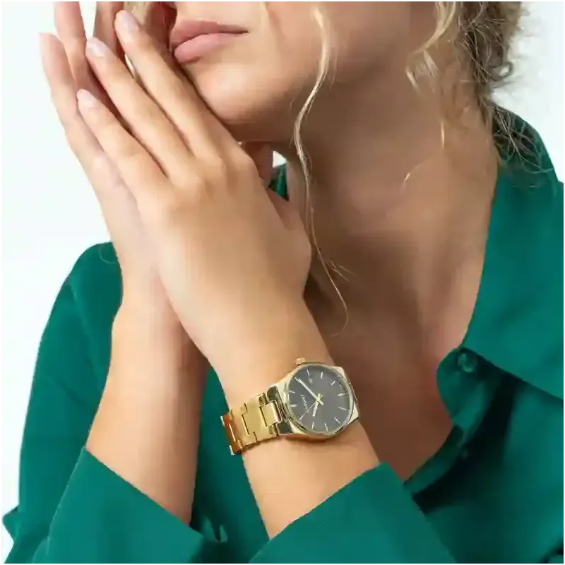 Reloj Mujer AirMini Chocolate/Dorado