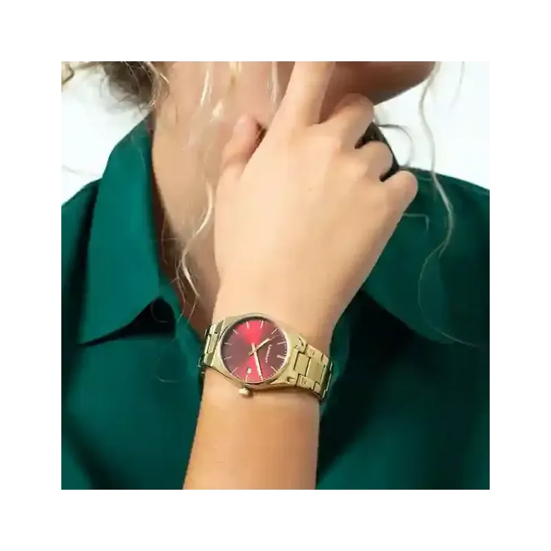 Reloj Mujer AirMini Granate/Dorado